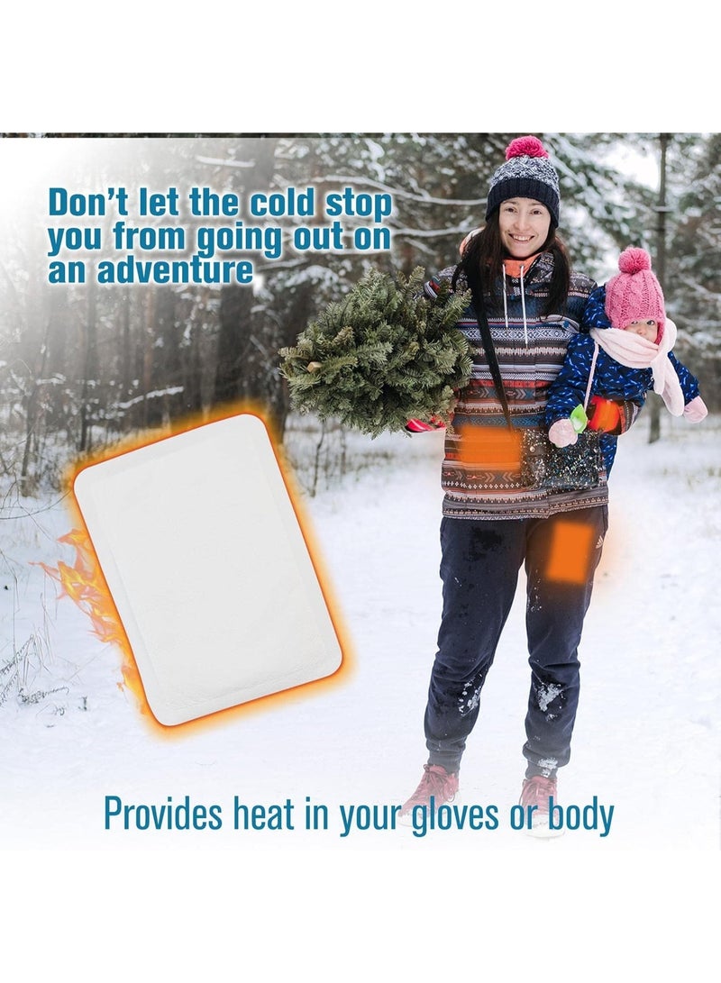 JEFUDUN Cold Weather Adhesive Warmer | Hand Cairo Adhesive on Clothes | Self Heating Body Warmer Patch for Winter Running, Hiking, Fishing - Image 2