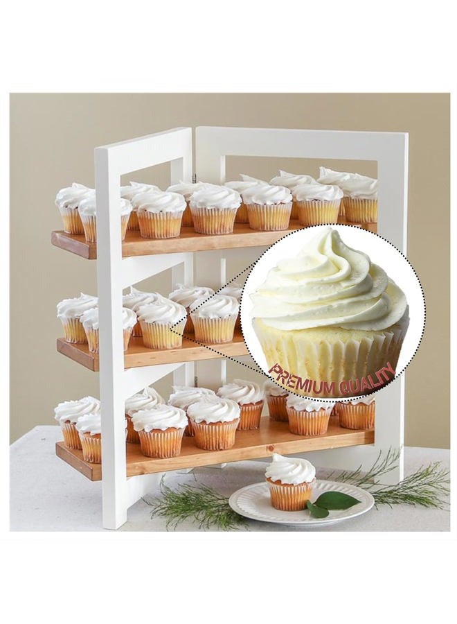 Mr. Miracle Standard Size White Cupcake Paper/Baking Cup/Cup Liners, Pack of 500 - Image 3