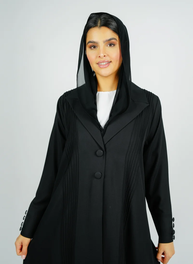 Rosette Abaya  Stylish abaya with  button style for Women | Best Price UAE