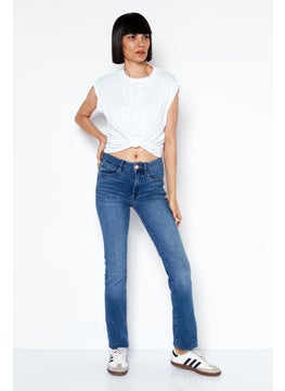 BCBGeneration Women Round Neck Sleeveless Solid Crop Top, White  - Image 4