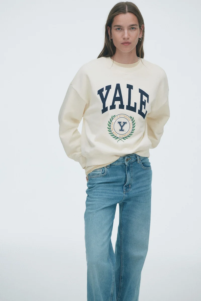 اتش اند ام سويت شيرت مزخرف