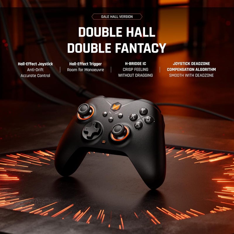 BIGBIG WON Wireless Controllers, Gale Hall PC Controllers Motion Control, Hall Joysticks&Triggers, PC App Game Controllers for Switch/Switch2/iOS/Android Wireless Gaming Controller - Image 2