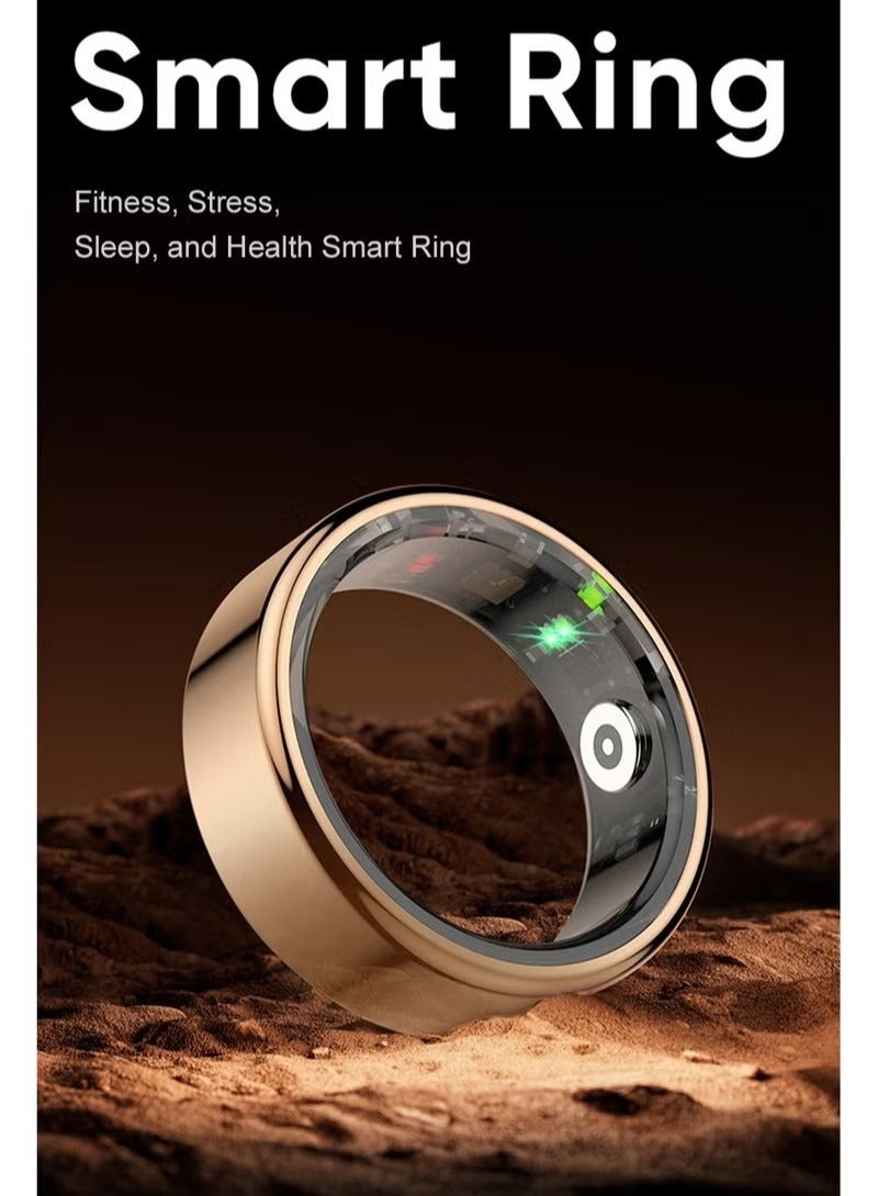 R02 Smart Ring Military Grade Titanium Steel Shell Health Monitoring IP68 & 3ATM Waterproof Multi-sport Modes 20.6  - Image 4