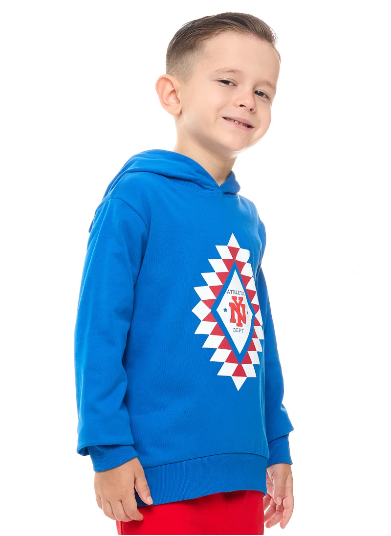 victor and jane Boys' Hoodie (2 - 8yrs) Royal Blue