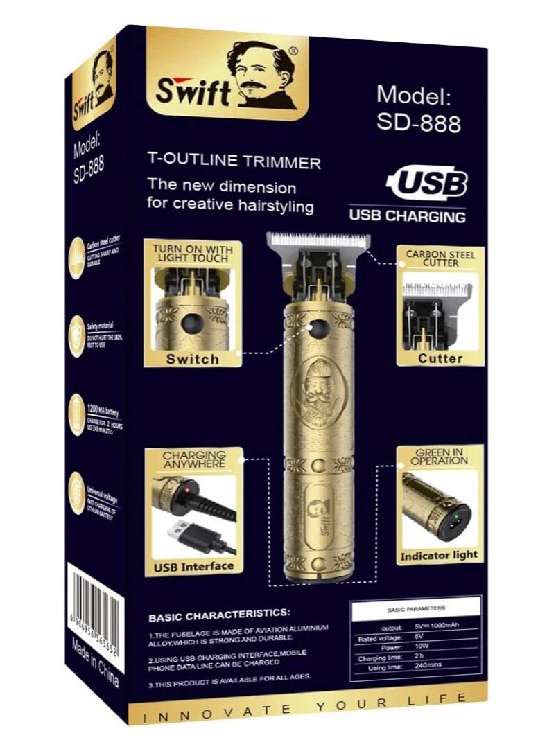 Swift Rechargeable Professional Beard And Hair Trimmer  - Image 2