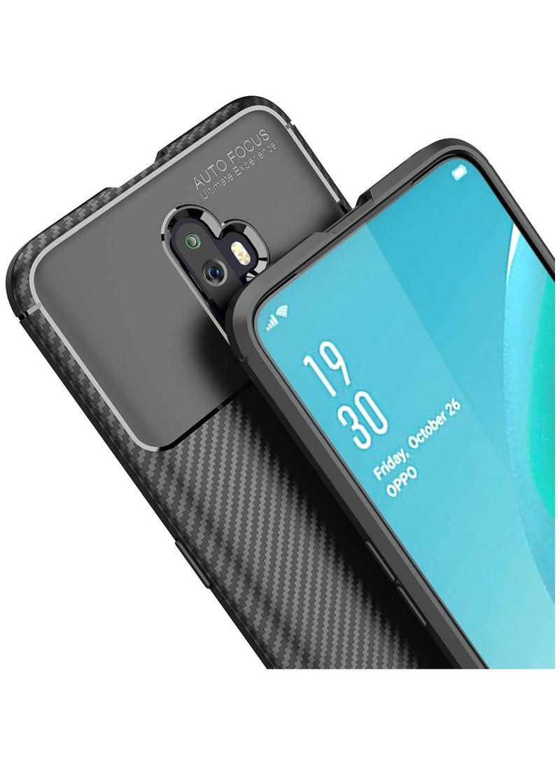 أوتو فوكس جراب حمايه سيليكون تصميم1 مقاوم للصدمات حمايه للكاميرا متوافق مع Oppo Reno 2F / 2Z (اسود) - Image 2