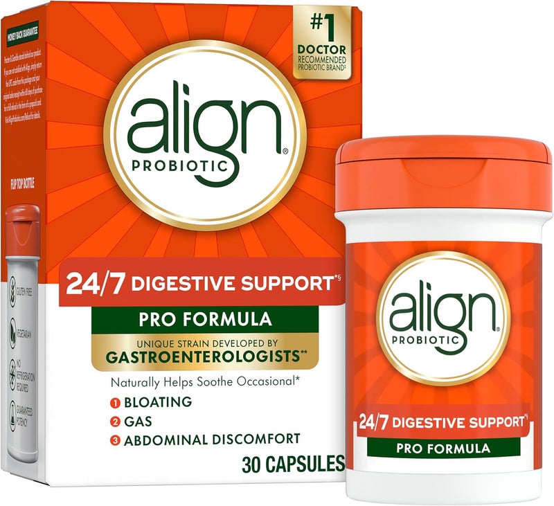 ألاين بروبيوتيك 24/7 دعم الهضم للرجال والنساء