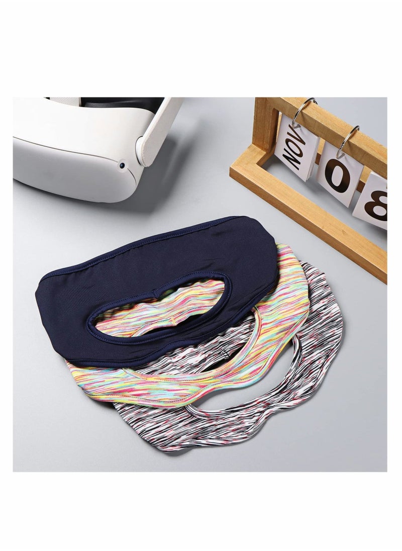VR Eye Mask,Cover Breathable Sweat Band Designed Adjustable Sizes,Home VR Headsets Virtual Reality Headset Cell Phone VR Accessories for VR Workouts Use(3pcs) - Image 5
