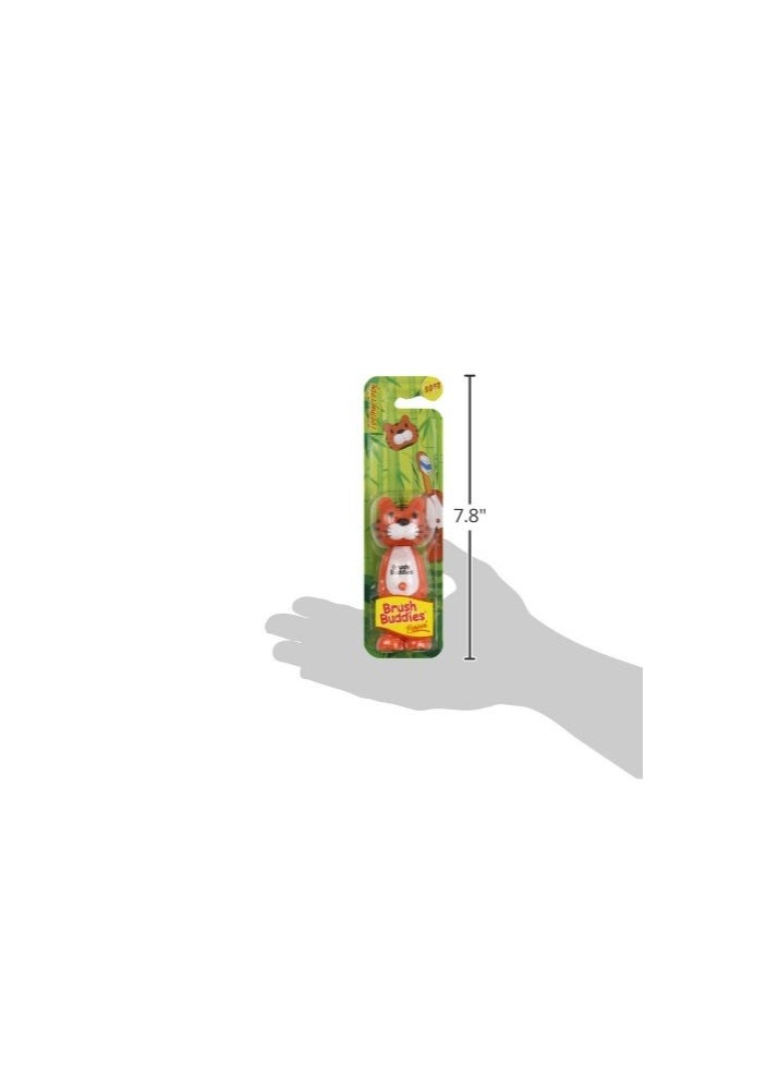 Brush Buddies - Brush Buddies Toothy Toby Toothbrush, BPA Free, Battery Powered, Multicolor, Unisex-Kids - Image 1