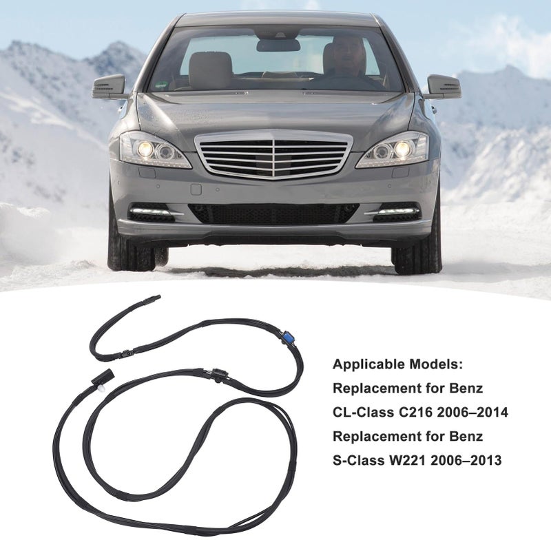 Windshield Washer Hose with Spray Nozzle for CL Class C216 S Class W221 - Image 4
