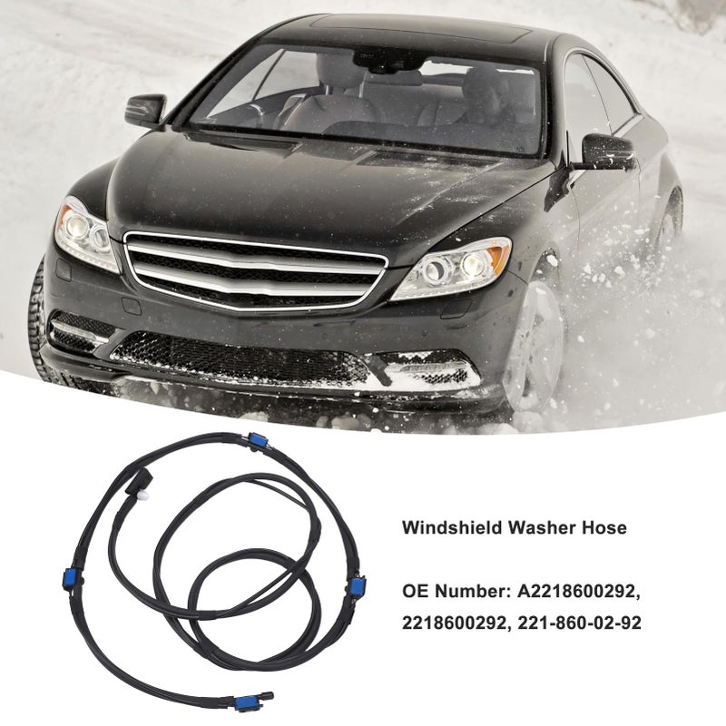 Windshield Washer Hose with Spray Nozzle for CL Class C216 S Class W221 - Image 5