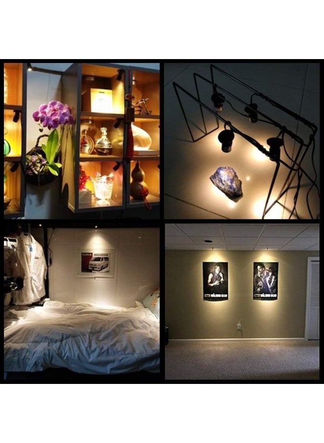 Jorunhe 1.5w White LED Mini Surface Mounted Light Jewelry Cabinet Lamp Spotlight Ac85-265v (Pack-4,Cold White 6000k) - Image 2