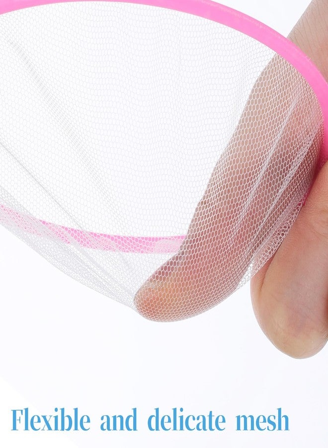 Psiriol 3 Pcs Aquarium Fish Nets, Plastic Artemia Sieves, Small Fish Net, Brine Shrimp Net, Fish-Tank Skimmer, Aquarium Fish-Tank Tool (3 Sizes, Round, Random Color) - Image 5