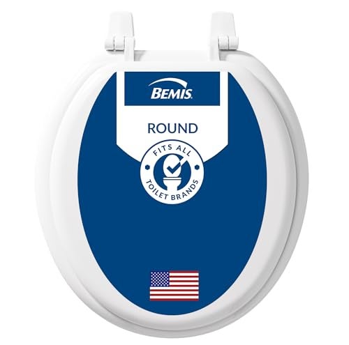 Bemis 400TTA Economy Durable Wood Toilet Seat, Made in USA, Round, White - Image 3