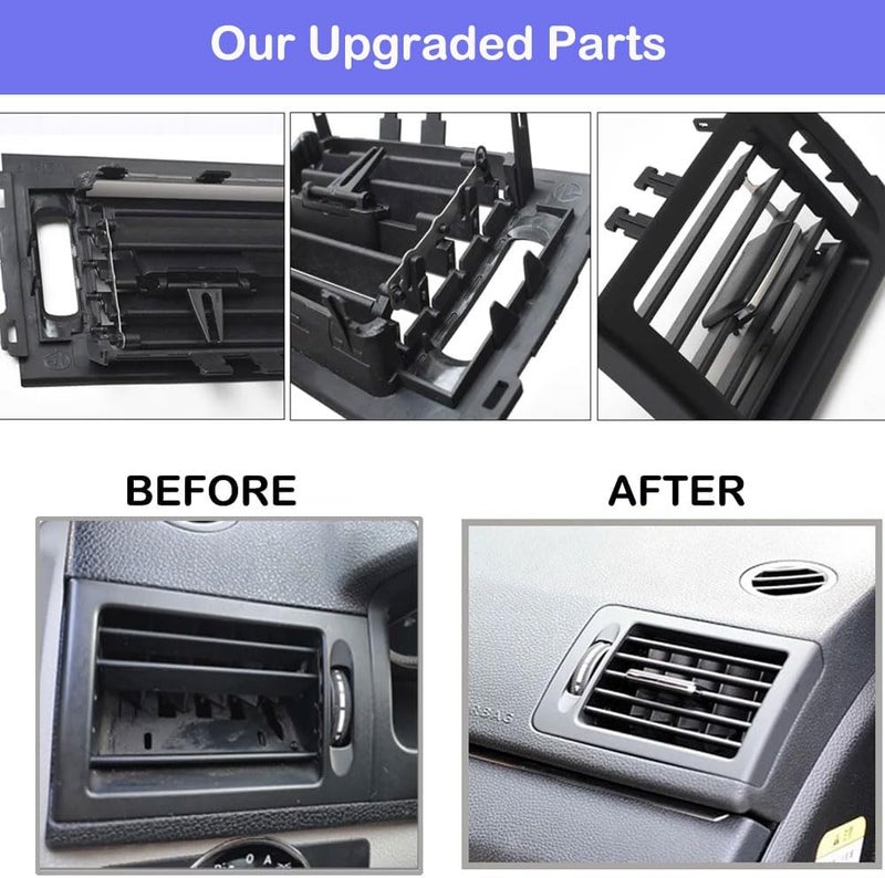 Goodithy Front Right Air Conditioning Cover Dashboard AC Vent Grille Panel Replacement for Mercedes Benz W204 C Class 2008-2011 - Image 4