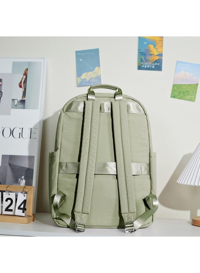 Landcase Backpack For Middle School Students, Lightweight Double Shoulder Bag For Girls, Large Capacity Backpack For High School And College Students, Laptop Travel Backpack, 3755 Gray-green - Image 5
