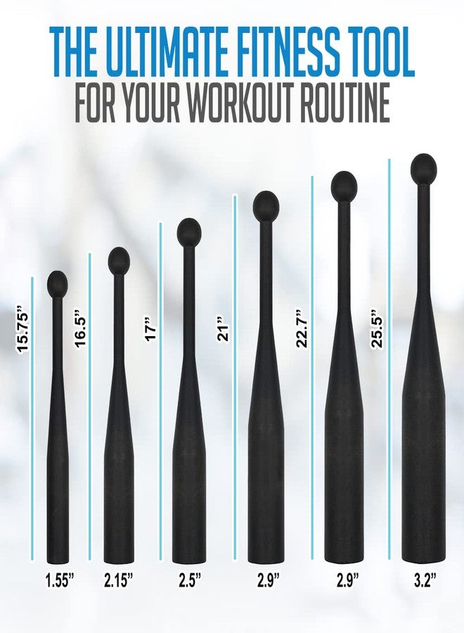 Logest Steel Mace Exercise Club - Heavy Duty Steel Indian Clubs Perfect for Strength Training and Rehabilitation Improves Grip and Full Body Workouts Available in 5 10 15 Pounds - Image 2