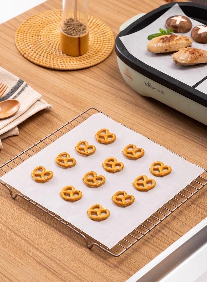 Parchment Paper Baking Paper 10m×30cm, Non-Stick Silicone Coated, Oil & Water Proof, Chlorine-Free, for Oven Air Fryer Bread Pastries Cupcake - Image 1