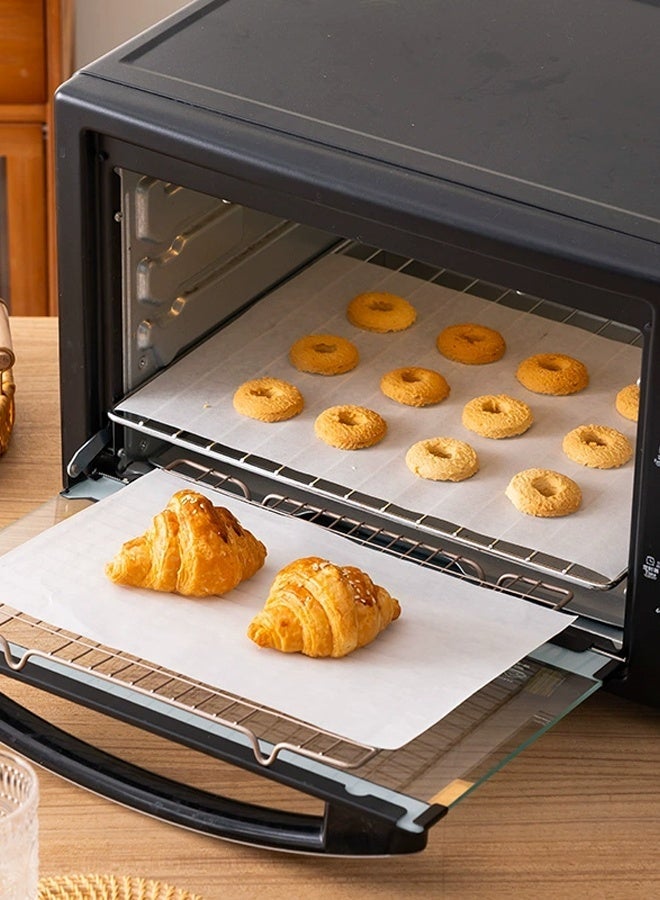 Parchment Paper Baking Paper 10m×30cm, Non-Stick Silicone Coated, Oil & Water Proof, Chlorine-Free, for Oven Air Fryer Bread Pastries Cupcake - Image 3