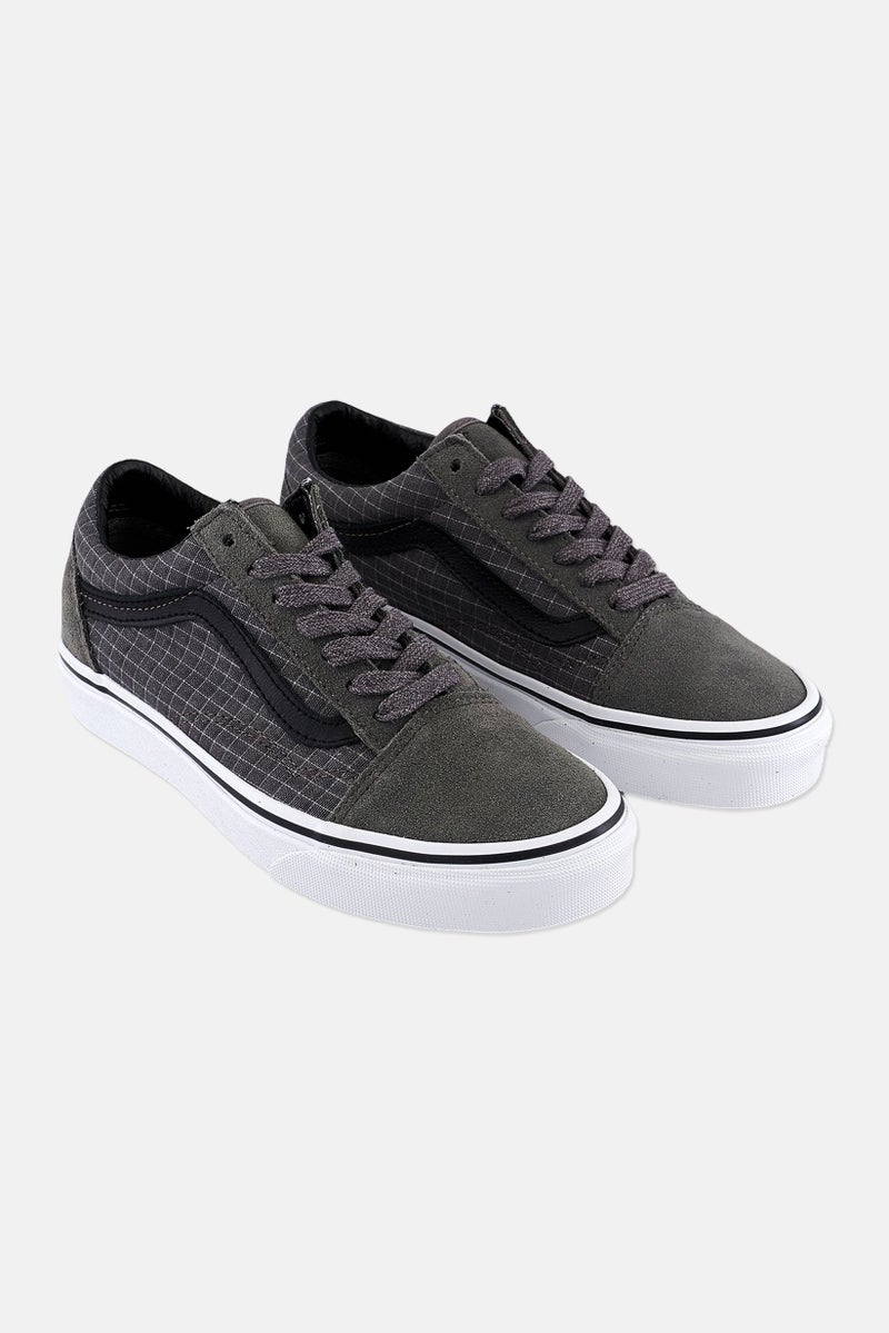 VANS أحذية خارجية للنساء برباط من قماش ريبستوب، رمادي - Image 1