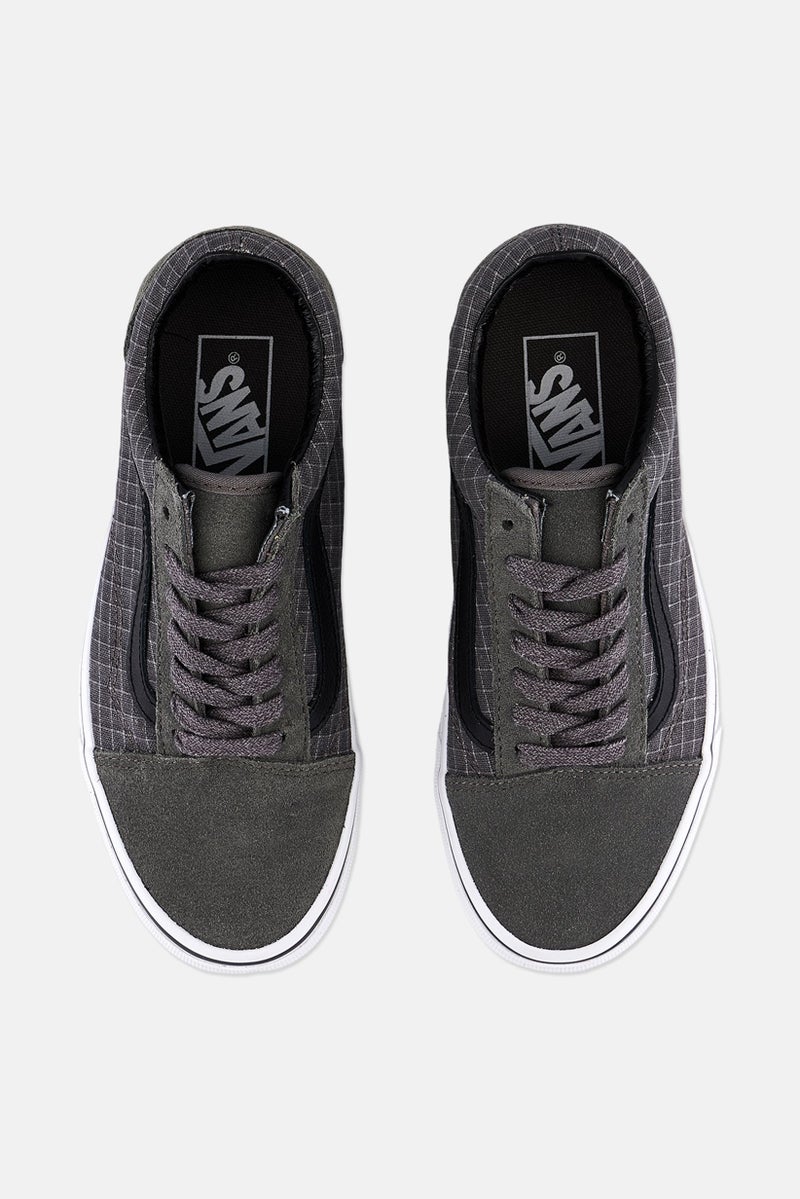 VANS أحذية خارجية للنساء برباط من قماش ريبستوب، رمادي - Image 4