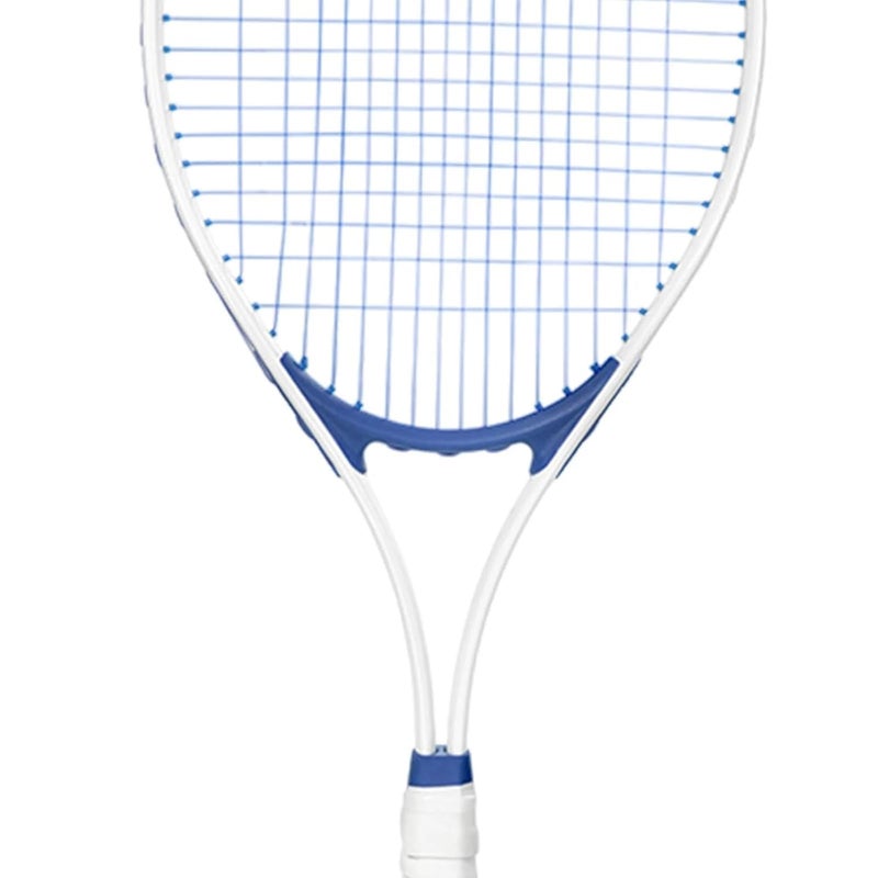 DOLPHY مضارب تنس ترفيهية للبالغين | مضارب تنس خفيفة الوزن للطلاب، التدريب والمبتدئين مع مقابض إضافية وحقيبة حمل | ألعاب خارجية (25 بوصة) - أزرق - Image 3