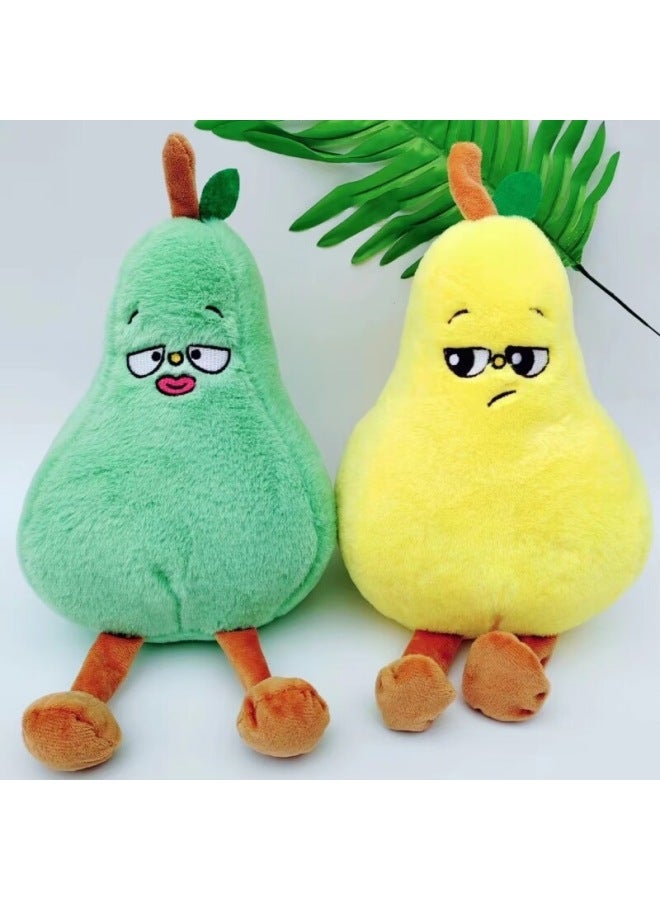 Plush Toys Eight Inch Pear Catch Doll Machine Doll Birthday Gift Wedding Activities Throw To Push Ring Wholesale-Specifications:Duck Pear