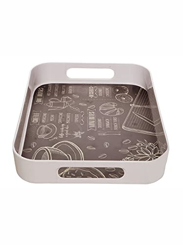 Goodhomes Melamine Rectangle Serving Tray MT325, Rectangular - Image 2