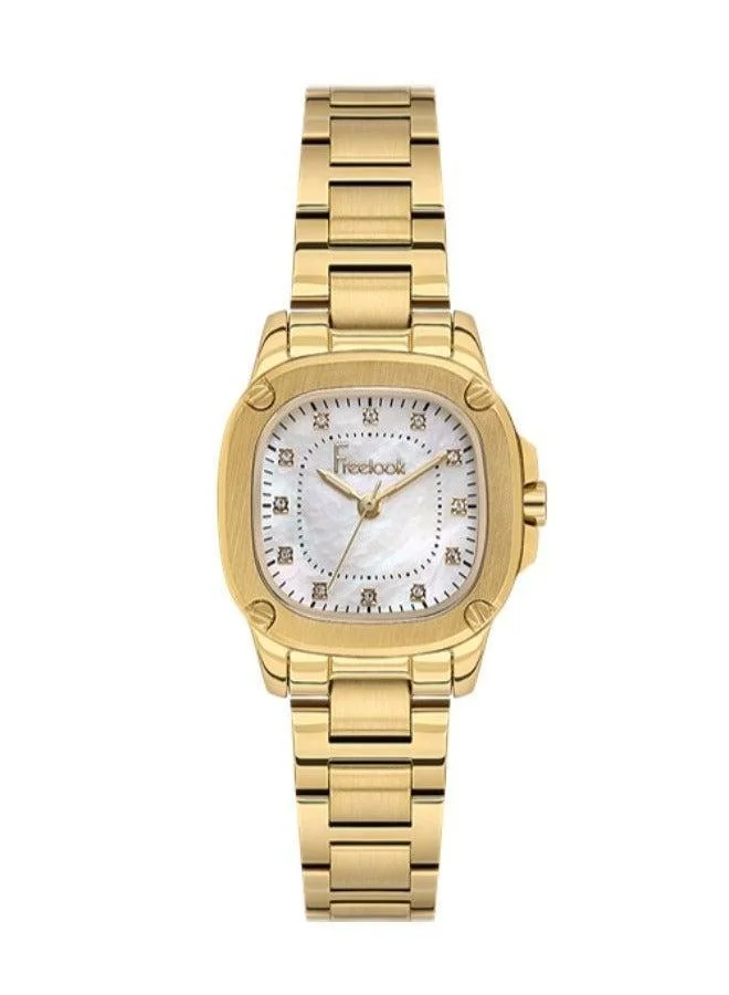 Freelook Paris Freelook - Jolie Women's Watch | Steel Case | Stainless Steel Band | Silver & Square Dial | Analog | Japanese Quartz | Mineral Glass | Premium Luxury Watch | Ideal Gift | Water Resistant 50 Meters