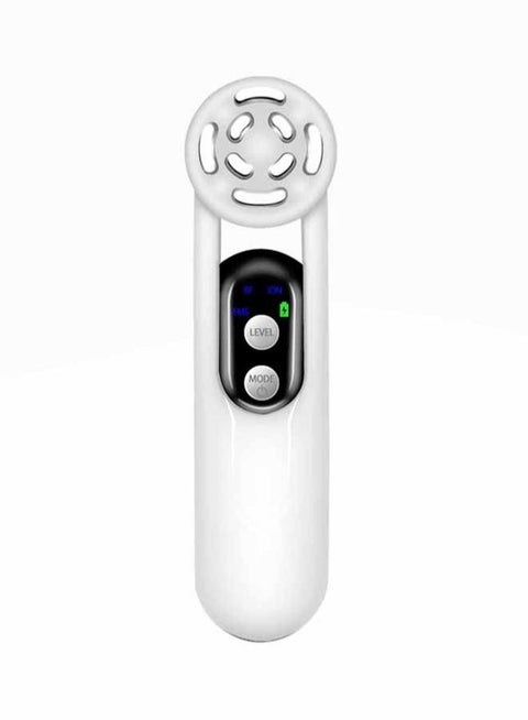 5-in-1 Facial Massager with LED Light Therapy for Anti-Aging Skin Care - Professional-Grade Skin Tightening Machine with Microcurrent Technology and 5 Color Smart Power Light