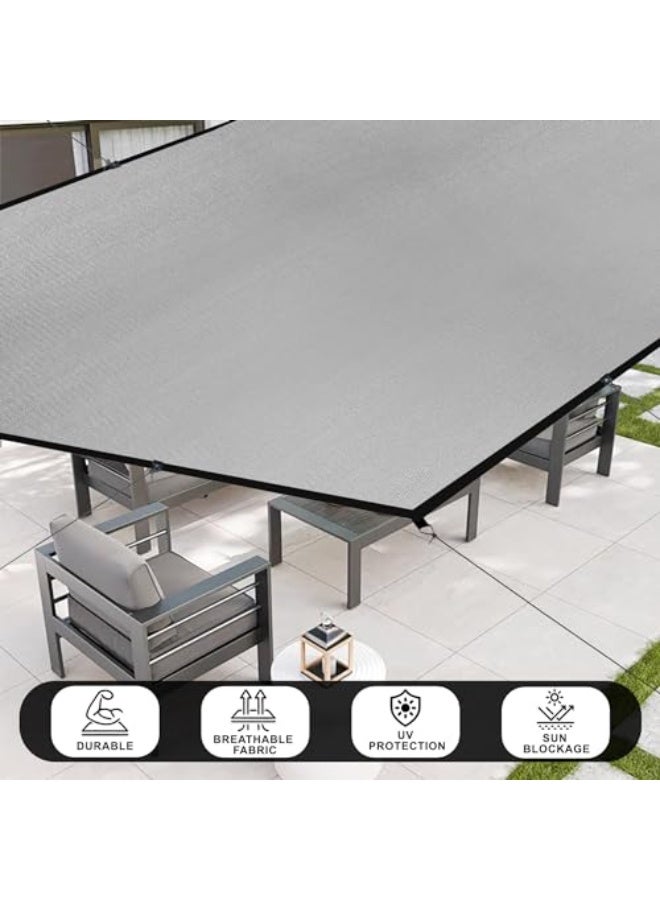 shalimar شبكة شاليمار متعددة الاستخدامات / شبكة زراعية / شبكة خضراء - تغطية ظل 75% - لون فضي - 10 × 20 قدم - مثبتة بالأشعة فوق البنفسجية، متينة، مقاومة للعوامل الجوية للاستخدام في الحدائق، البيوت الزجاجية، والاستخدام الخارجي - Image 3