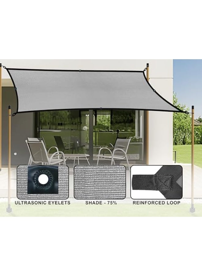 shalimar شبكة شاليمار متعددة الاستخدامات / شبكة زراعية / شبكة خضراء - تغطية ظل 75% - لون فضي - 10 × 20 قدم - مثبتة بالأشعة فوق البنفسجية، متينة، مقاومة للعوامل الجوية للاستخدام في الحدائق، البيوت الزجاجية، والاستخدام الخارجي - Image 4