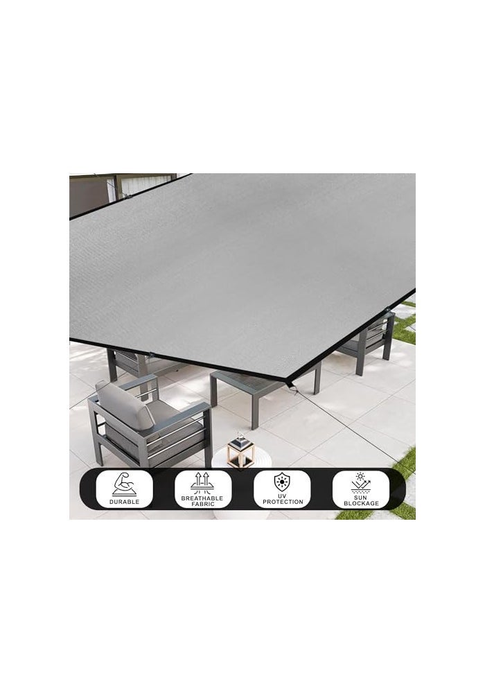 Shalimar Multipurpose Shade Net/Agro Net/Green Net – 75% Shade Coverage – Silver Colour – 10 x 20 Feet – UV Stabilized, Durable, Weather-Resistant for Garden, Greenhouses, and Outdoor Use - Image 4