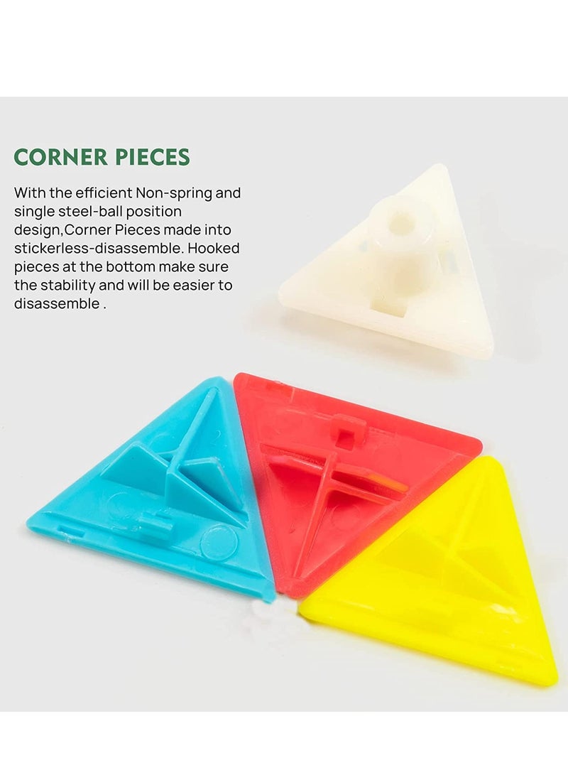 SYOSI Magic Cube Speed Cube Pyramid 3 3 3 Stickerless Frosted Triangle Puzzle Magic Cube - Image 4