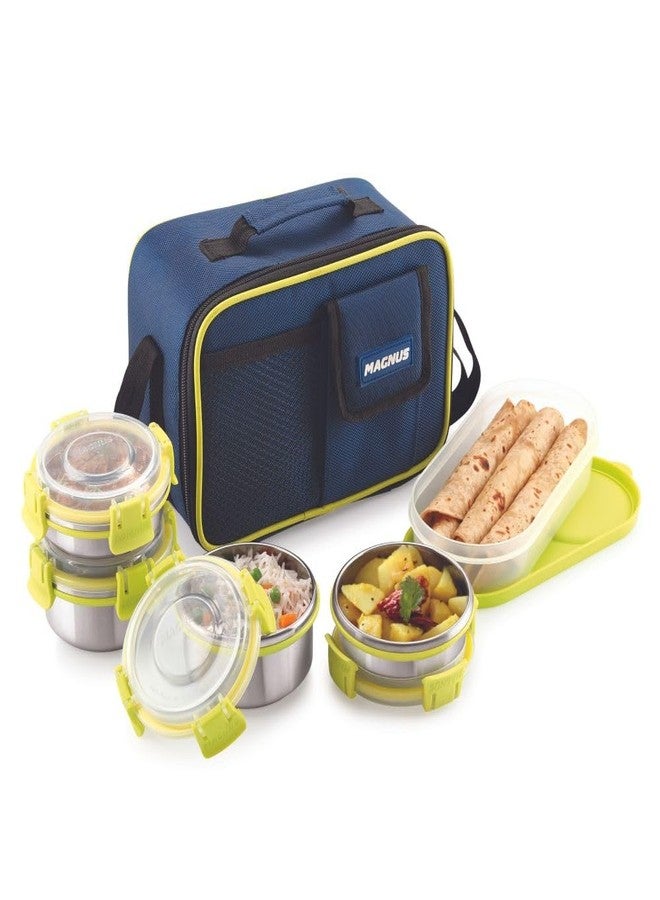 Magnus Lunch Box for Office Use | Hybrid 5 Prime Stainless Steel Tiffin Box for Men | Leak-Proof & Airtight Containers Tiffin Box for Women | Ideal for Office, School & Travel - Image 1