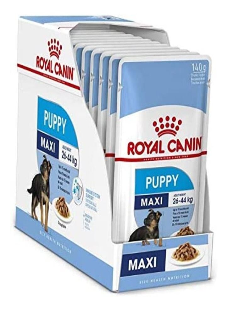 رويال كانين 10 قطع ماكسي جرو مرق 140 جرام - Image 3