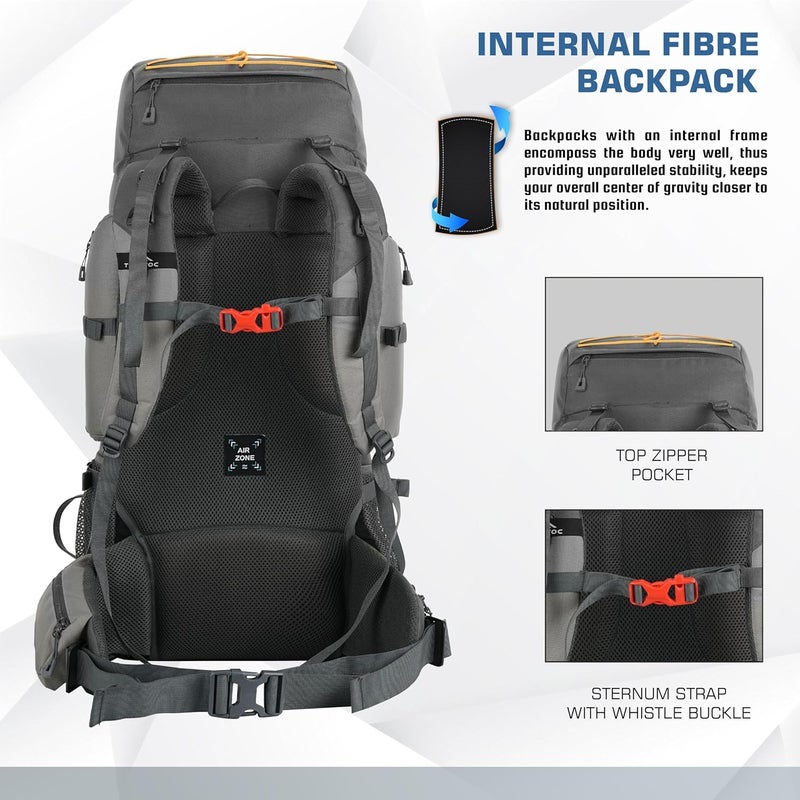 TRAWOC WILDQUEST 50L Travel Backpack - Image 3