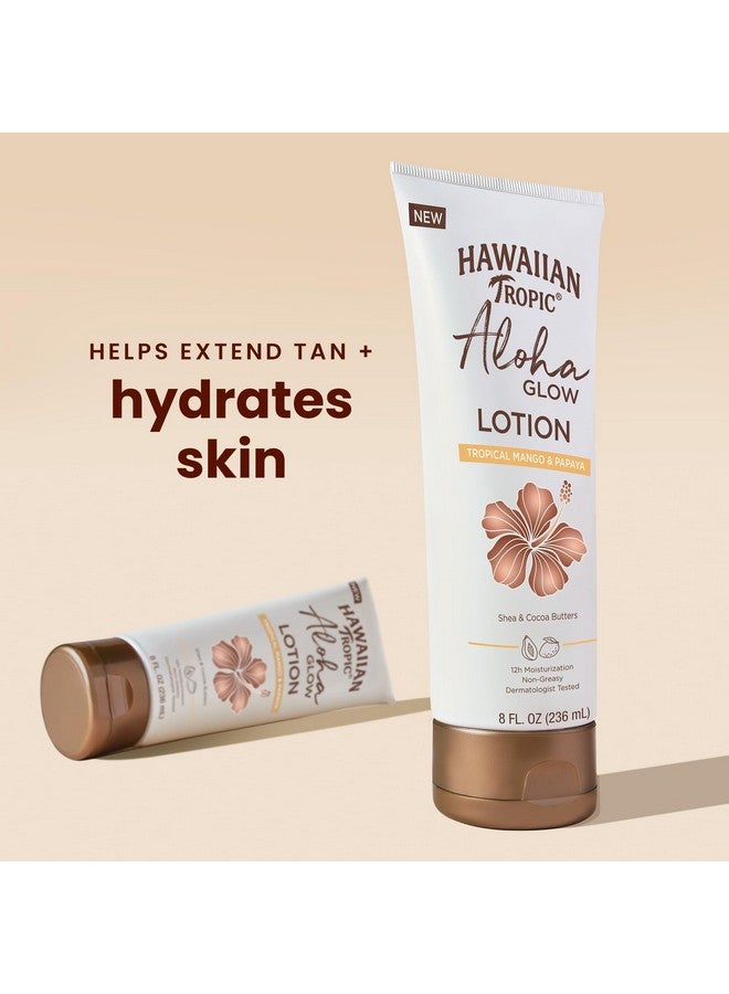 Hawaiian Tropic Aloha Glow Lotion, 8oz | Tan Extender Lotion, After Sun Tan Extender, After Sun Care with Shea Butter & Cocoa Butter, Hawaiian Tropic Body Moisturizer, Body Cream for Women, 8 fl oz - Image 2