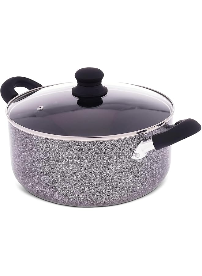 Sweet Home Cooking Set Non Stick Non Stick Casserole With Lid Cookware Set Cooking Pot Kadai Biryani Stew Stock Pot Dishwasher Safe Nonstick Coating Induction Compatible - Image 1