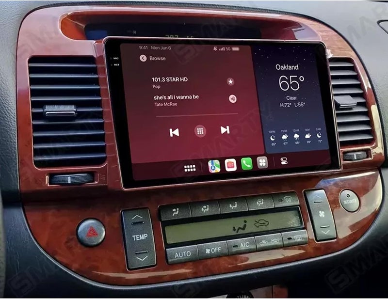 4k MRC 9 inch android car screen for toyota camry model 2002 to 2006 with applecarplay android auto reverse camera - Image 3