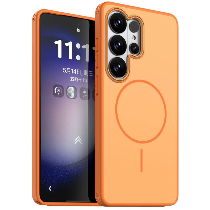 MagSafe Case | Drop Protection | Skin-Friendly Texture | Shockproof Cover for Samsung S25 Ultra / Samsung S25 - Image 1