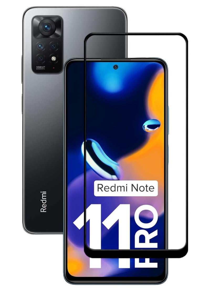 ACLIX Antistatic ESD Dustproof Premium Quality High Definition Tempered Glass Screen Protector Designed For Xiaomi Redmi Note 11 Pro - Image 1