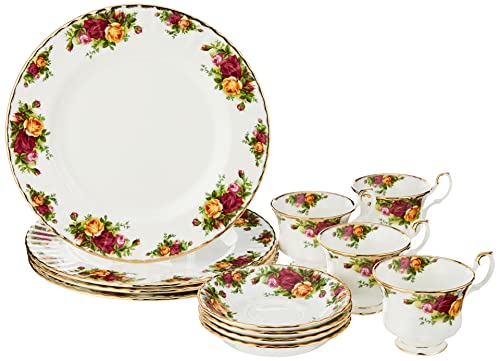 Royal Albert Old Country Roses 12-Piece Dinnerware Set - Image 1