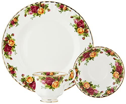 Royal Albert Old Country Roses 12-Piece Dinnerware Set - Image 2