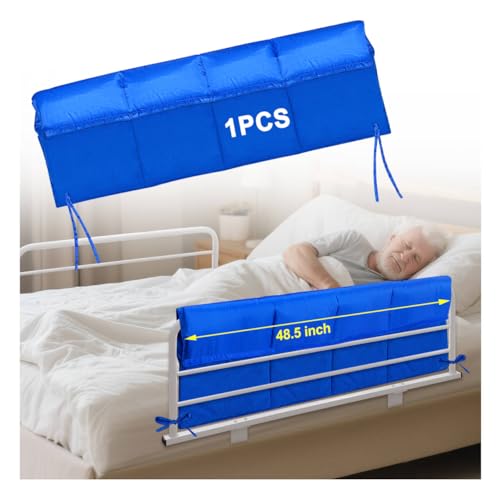 NEAUDE Bed Rail Padding Cushion for Hospital Bed Rail Pads Protector Cover Bed Barrier for Adults Elderly Safety Guard Railing Bumper Medical Foam Crib Padding Bed Side Rails Covers - 1 PCS - Image 1
