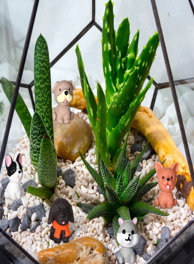 Marsui 40 Pcs Mini Dog Figurines Toy Realistic Little Puppy Figures Educational Dog Animals Toys Miniature Mini Glow in The Dark Resin Animals for Birthday Christmas Easter Cake Topper Decor (Cute) - Image 5