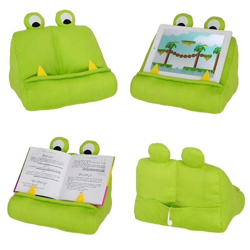 Reading Pillow - Soft Cuddly Lap Rest Cushion with Integrated Tablet Stand and Book Holder for Kids, Perfect Bedtime Companion for Young Readers, Writers, and Book Lovers Seeking Comfort (1 piece) - Image 4