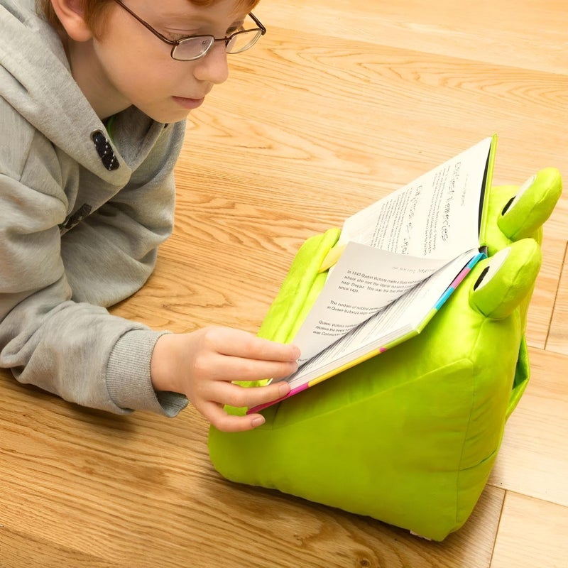 Reading Pillow - Soft Cuddly Lap Rest Cushion with Integrated Tablet Stand and Book Holder for Kids, Perfect Bedtime Companion for Young Readers, Writers, and Book Lovers Seeking Comfort (1 piece) - Image 2