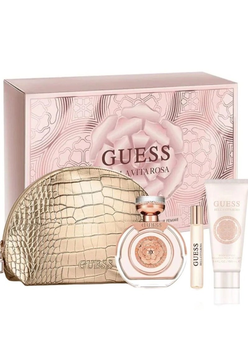 GUESS Bella Vita Rosa Eau de Toilette Gift Set for Women 4 Pieces  - Image 1