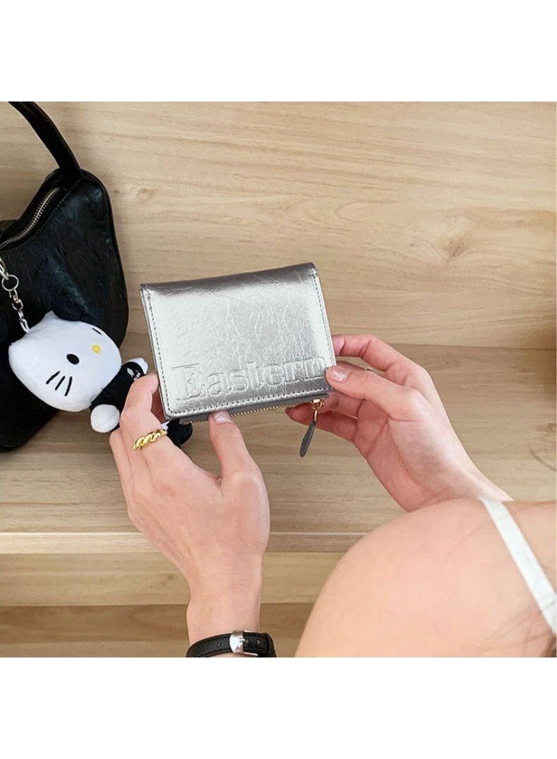 Eastern Embossed Zip Wallet